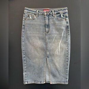Guess Denim Midi Skirt
